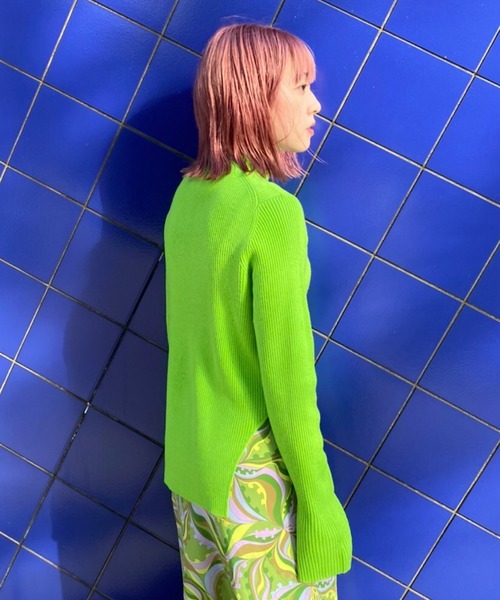 nimiru（ニミル）の「ハイネックニット（ニット/セーター・レディース・ブラック/オレンジ/ブルー/グリーン系その他・FREE）」の12枚目の写真