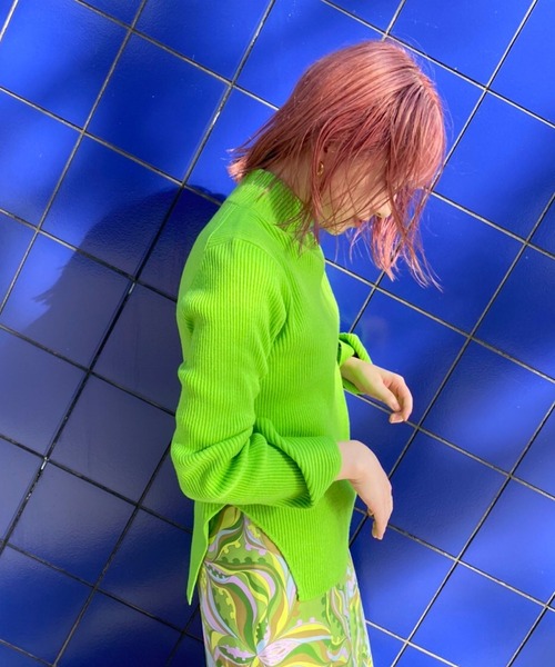 nimiru（ニミル）の「ハイネックニット（ニット/セーター・レディース・ブラック/オレンジ/ブルー/グリーン系その他・FREE）」の11枚目の写真