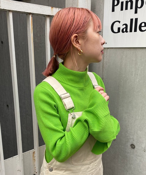 nimiru（ニミル）の「ハイネックニット（ニット/セーター・レディース・ブラック/オレンジ/ブルー/グリーン系その他・FREE）」の14枚目の写真