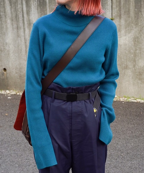 nimiru（ニミル）の「ハイネックニット（ニット/セーター・レディース・ブラック/オレンジ/ブルー/グリーン系その他・FREE）」の16枚目の写真