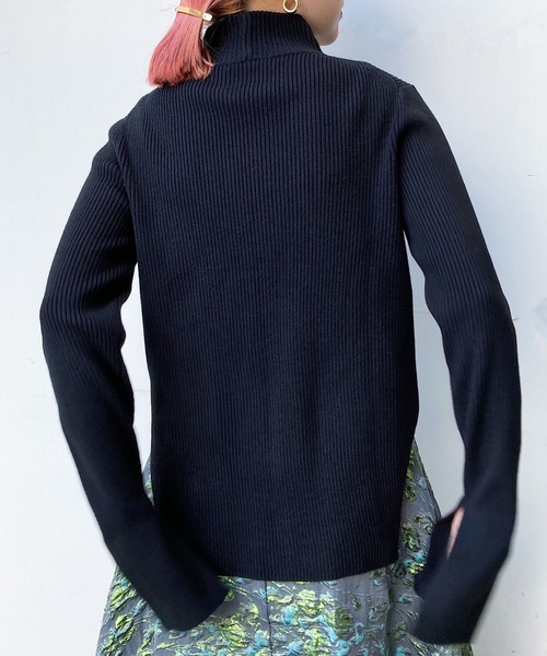 nimiru（ニミル）の「ハイネックニット（ニット/セーター・レディース・ブラック/オレンジ/ブルー/グリーン系その他・FREE）」の8枚目の写真