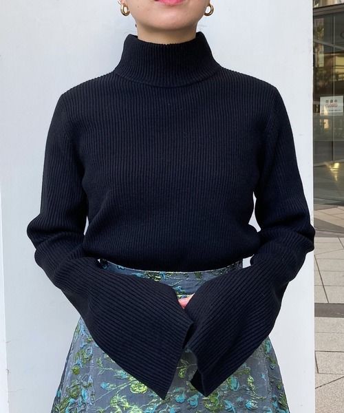 nimiru（ニミル）の「ハイネックニット（ニット/セーター・レディース・ブラック/オレンジ/ブルー/グリーン系その他・FREE）」の6枚目の写真