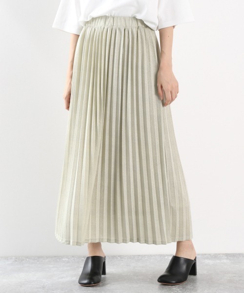 LOWRYS FARM(ローリーズファーム)の「ラメプリーツスカート 917414(スカート・レディース・アイボリー/ピンク/ブラック/ホワイト・FREE)」の8枚目の写真