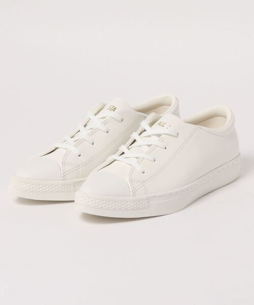 CONVERSE(コンバース)の「【CONVERSE】ALLSTAR COUPE POINTUE LETHER OX(スニーカー・レディース・ホワイト・23cm/24cm/23.5cm/24.5cm)」の4枚目の写真