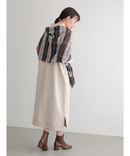 AMERICAN HOLIC（アメリカンホリック）の「モックネック裏毛裏起毛ワンピース　＊●（ワンピース・レディース・ブラック/ブルー/アイボリー/モカ・MEDIUM/LARGE）」の20枚目の写真