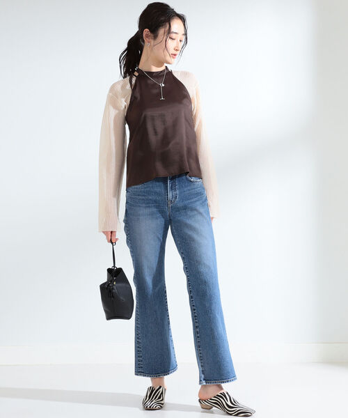 Ray BEAMS(レイビームス)の「RED CARD × Ray BEAMS / 別注 Loose デニムパンツ(デニムパンツ・レディース・インディゴブルー・23/24/25/22)」の12枚目の写真