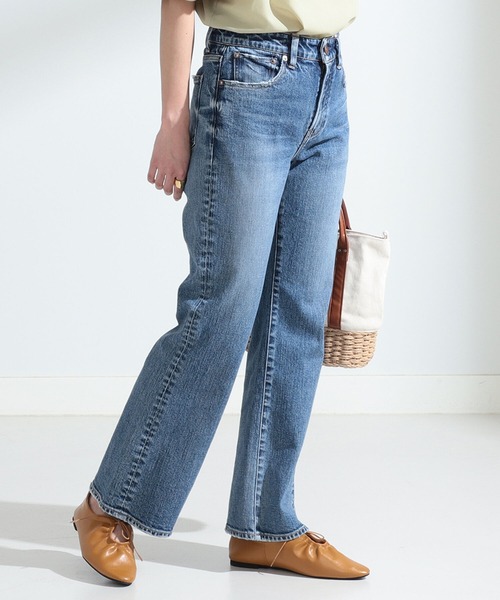 Ray BEAMS(レイビームス)の「RED CARD × Ray BEAMS / 別注 Loose デニムパンツ(デニムパンツ・レディース・インディゴブルー・23/24/25/22)」の1枚目の写真