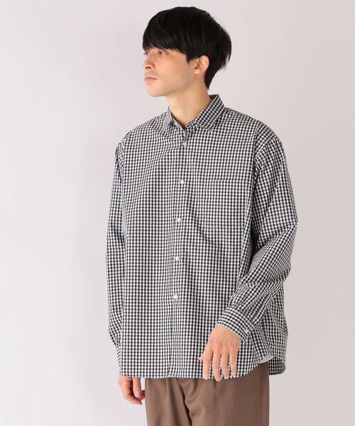 SHIPS any(シップス エニィ)の「SHIPS any: オーガニック RENU リラックス レギュラー シャツ◇(シャツ/ブラウス・メンズ・ブラック/ダークグレー/ネイビー/コバルトブルー・SMALL/MEDIUM/LARGE/X-LARGE)」の11枚目の写真