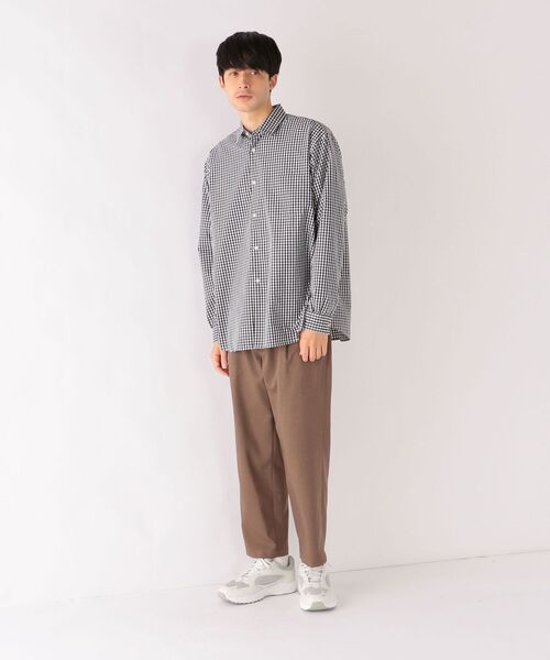 SHIPS any(シップス エニィ)の「SHIPS any: オーガニック RENU リラックス レギュラー シャツ◇(シャツ/ブラウス・メンズ・ブラック/ダークグレー/ネイビー/コバルトブルー・SMALL/MEDIUM/LARGE/X-LARGE)」の15枚目の写真