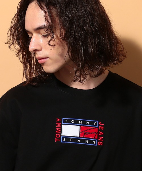  JEANSトミージーンズ チェストロゴ刺繍ロングTシャツ 希少 楽天市場】トミージーンズ ロンT 長袖 Tシャツ TOMMY JEANS ワン