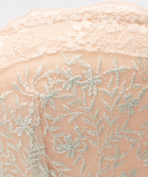 YU'NOW（ユナウ）の「【選べるデザイン！ナチュラルにバストメイク◎】to meeブラ＆ショーツ（ブラ&ショーツ・レディース・グレー/パープル/アイボリー/ブラック/グリーン/オレンジ/ブルー/オフホワイト/サックスブルー/ホワイト×ブラック/マスタード/ブラウン/ブラックミックス/カーキ系/ベージュ系/アイボリー系・A65M/A75M/B65M/B75M/C65M/C70M/C75L/D75L/E70M/E75L/F70M/AA65M/G75L/G70M/A70M/B70M/B75L/C75M/C80L/D80L/E80L/F75L/G80L/AA70M/D70M/F80L）」の17枚目の写真