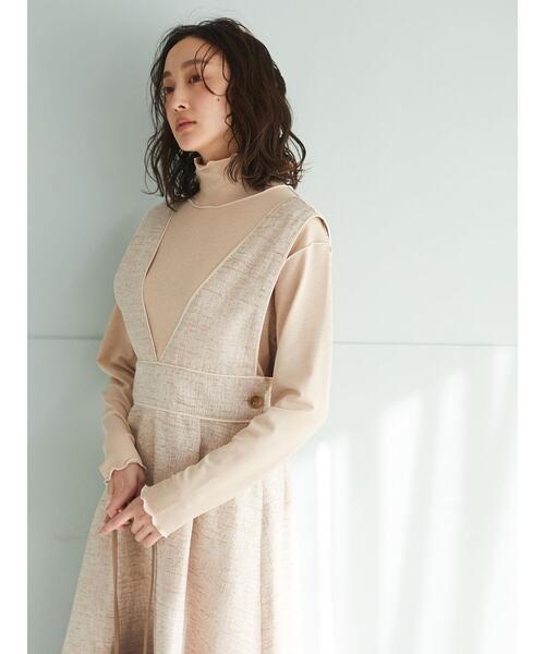 ELENCARE DUE（エレンカーレデュエ）の「・ELENCARE DUE ツィードジャンパースカート＊（ジャンパースカート・レディース・ミント/アイボリー/ベージュ・FREE）」の8枚目の写真