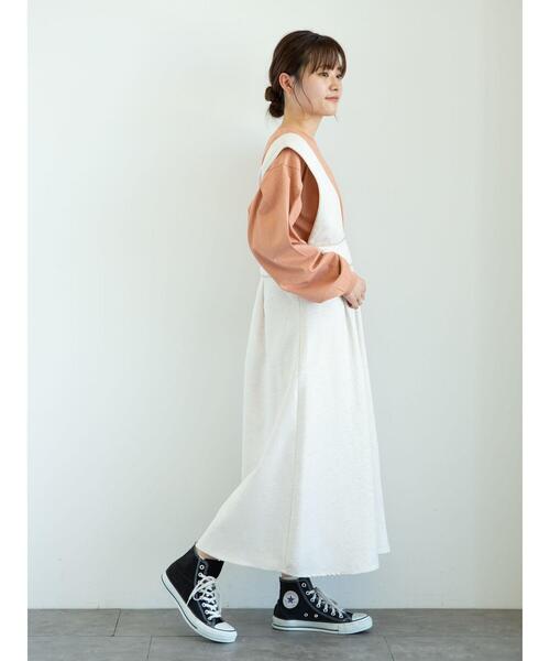 ELENCARE DUE（エレンカーレデュエ）の「・ELENCARE DUE ツィードジャンパースカート＊（ジャンパースカート・レディース・ミント/アイボリー/ベージュ・FREE）」の11枚目の写真