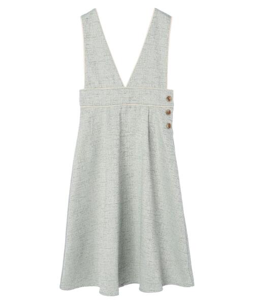 ELENCARE DUE（エレンカーレデュエ）の「・ELENCARE DUE ツィードジャンパースカート＊（ジャンパースカート・レディース・ミント/アイボリー/ベージュ・FREE）」の22枚目の写真