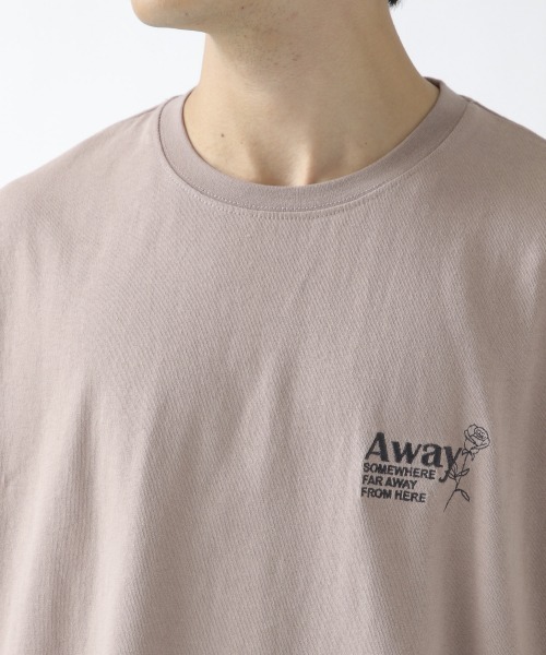 RAGEBLUE（レイジブルー）の「＜全9色＞プリント/刺繍ロンT/934264（Tシャツ/カットソー・メンズ・グリーン/パープル/ブラック/オフホワイト/ピンク系その他/ホワイト/ベージュ系その他2/ライトブルー/マスタード・LARGE/MEDIUM/SMALL）」の19枚目の写真