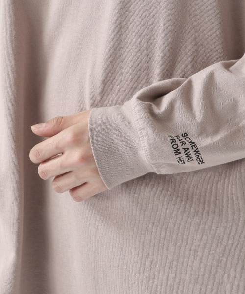 RAGEBLUE（レイジブルー）の「＜全9色＞プリント/刺繍ロンT/934264（Tシャツ/カットソー・メンズ・グリーン/パープル/ブラック/オフホワイト/ピンク系その他/ホワイト/ベージュ系その他2/ライトブルー/マスタード・LARGE/MEDIUM/SMALL）」の21枚目の写真