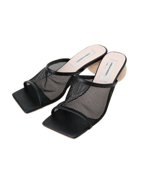 LAGUNAMOON（ラグナムーン）の「メッシュラウンドヒールサンダル（その他シューズ・レディース・ブラック・SMALL/MEDIUM）」の6枚目の写真