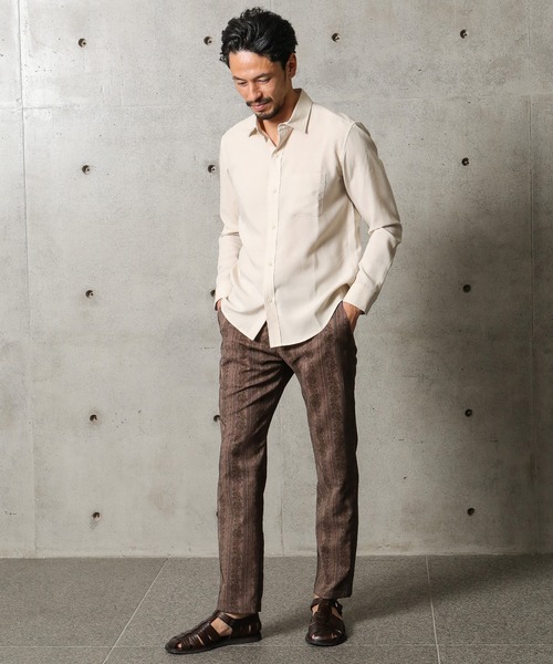 MEN'S BIGI（メンズビギ）の「<Nuovo Nicar（ヌオヴォ ニカール）別注>レザーグルカサンダル（サンダル・メンズ・ブラック/ダークブラウン・02/03）」の10枚目の写真