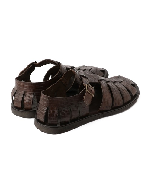 MEN'S BIGI（メンズビギ）の「<Nuovo Nicar（ヌオヴォ ニカール）別注>レザーグルカサンダル（サンダル・メンズ・ブラック/ダークブラウン・02/03）」の5枚目の写真