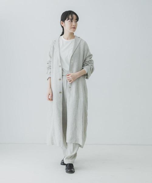 かぐれ（カグレ）の「シルクリネンチェスターコート（チェスター