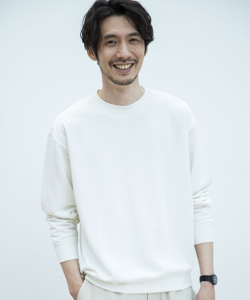 THE SHOP TK (ザ ショップ ティーケー )の「◆【Begin5月号掲載】爆速乾プルオーバー(Tシャツ/カットソー・メンズ・オフホワイト/ライトベージュ/ピンク系/ライトブルー・00/01/02/03/04/05)」の2枚目の写真