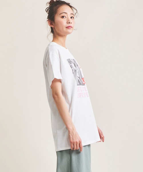 The Virgnia（ザ ヴァージニア）の「【GOOD ROCK SPEED】LIFE　ＴシャツⅡ（Tシャツ/カットソー・レディース・オフホワイト・FREE）」の6枚目の写真