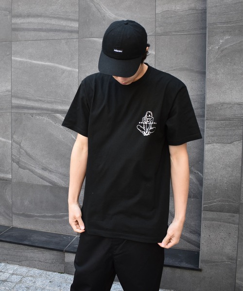 DOUBLE STEAL(ダブルスティール)の「Crouch Girl Tシャツ(Tシャツ/カットソー・メンズ・ホワイト/グレー/ブラック/カーキ・LARGE/X-LARGE/MEDIUM/XX-LARGE)」の12枚目の写真