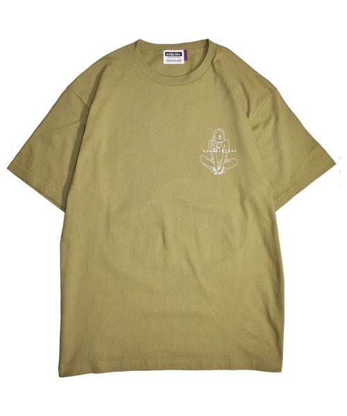 DOUBLE STEAL(ダブルスティール)の「Crouch Girl Tシャツ(Tシャツ/カットソー・メンズ・ホワイト/グレー/ブラック/カーキ・LARGE/X-LARGE/MEDIUM/XX-LARGE)」の21枚目の写真