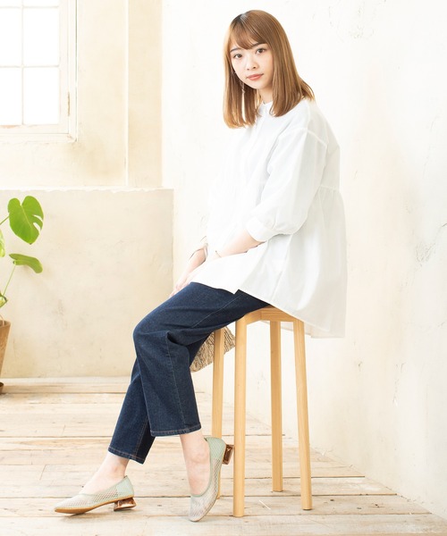 menue(メヌエ)の「クリアヒールメッシュパンプス(パンプス・レディース・アイボリー/ブラック/グレイッシュベージュ/グリーン系その他・21.5cm/22.0cm/22.5cm/23.0cm/23.5cm/24.0cm/24.5cm/25.0cm/25.5cm/26.0cm)」の19枚目の写真