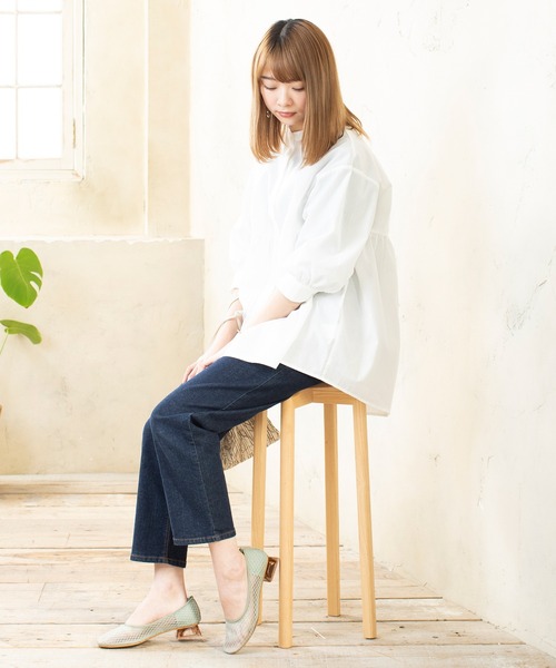 menue(メヌエ)の「クリアヒールメッシュパンプス(パンプス・レディース・アイボリー/ブラック/グレイッシュベージュ/グリーン系その他・21.5cm/22.0cm/22.5cm/23.0cm/23.5cm/24.0cm/24.5cm/25.0cm/25.5cm/26.0cm)」の20枚目の写真