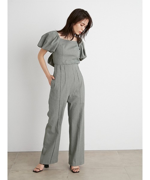 SNIDEL（スナイデル）の「チェックパフスリーブブラウス（シャツ