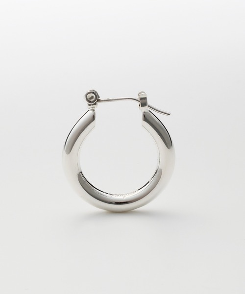 VANQUISH（ヴァンキッシュ）の「DRESS HOOP RING EARRIMG SILVER925 ～JAPAN MADE～　＊（ピアス（片耳用）・レディース・ブラック/シルバー/ゴールド・FREE）」の7枚目の写真