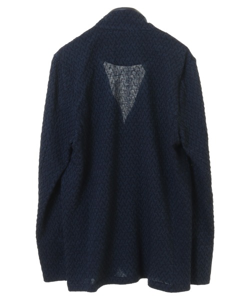 MEN'S BIGI（メンズビギ）の「フクレジャガード スタンドジャケット（ブルゾン・メンズ・ネイビー/ブラック・04/01/02/03）」の10枚目の写真