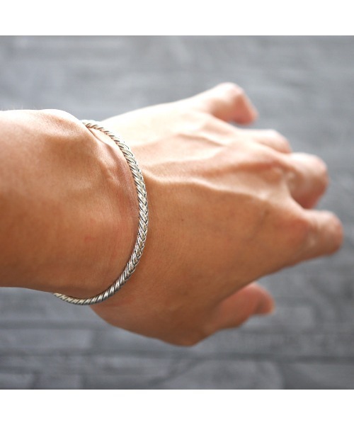 ８(eight)（エイト）の「silver925 バングル（バングル/リストバンド・メンズ・A/B/C/D/E/F/G/H/I/J/K/L/M・FREE）」の15枚目の写真