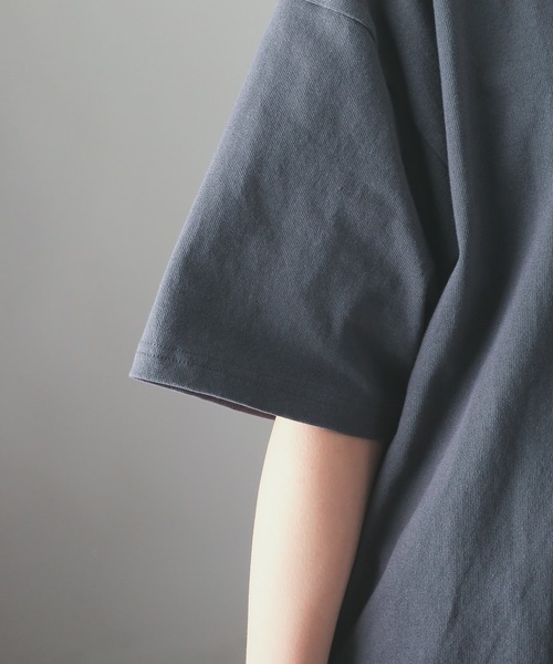 Goodwear(グッドウェア)の「GOOD WEAR グッドウェア 2W7-2522 USAコットン ヘンリーネック Tシャツ(Tシャツ/カットソー・メンズ・ブラック/チャコールグレー/カーキオリーブ/ネイビー/ホワイト/杢グレー/グレイッシュベージュ/ライトパープル/イエロー系その他/オレンジ系その他/ライトピンク/ブルー系その他/ダークグリーン/グレー系その他・S/M/L/XL)」の20枚目の写真