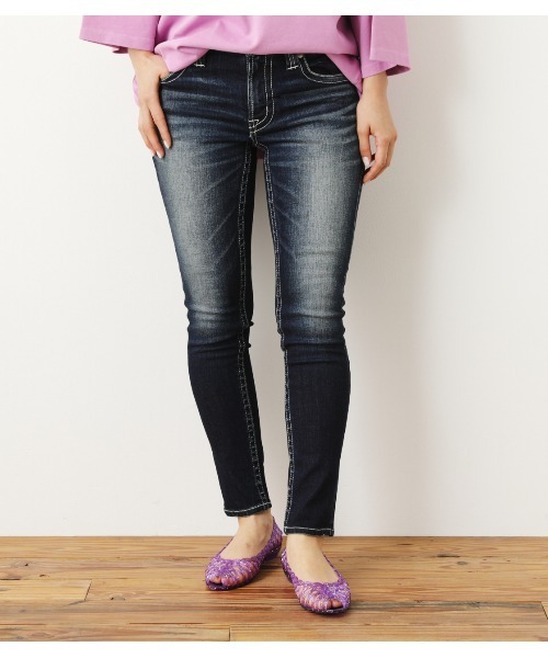 Addictive Jf Type2スキニー デニムパンツ Rodeo Bowl Wide Bowl ロデオクラウンズワイドボウル の