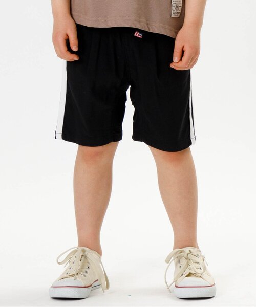 F.O.KIDS（エフオーキッズ）の「/ラインハーフパンツ 5分丈（その他パンツ・キッズ・カーキ/ブラック/ブルー/ベージュ・140/120/90/110/95/130/80/100）」の2枚目の写真