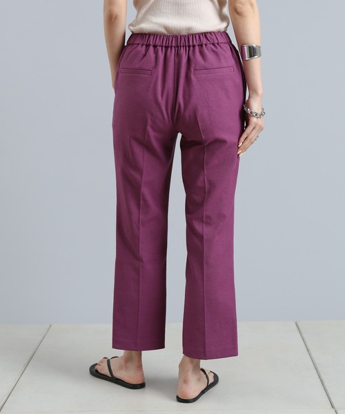 DouDou（ドゥドゥ）の「ストレッチ9丈センプレパンツ2（その他パンツ・レディース・オレンジ/パープル/オフホワイト/グリーン・38/36）」の12枚目の写真