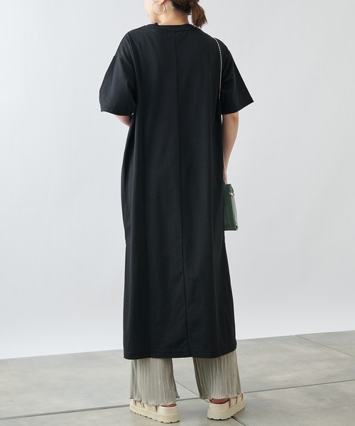 COLONY 2139（コロニートゥーワンスリーナイン）の「【ULTRA HYBRID】USAコットンTシャツワンピース（ワンピース・レディース・ブラック/オフホワイト/ミント・LARGE/MEDIUM/SMALL）」の10枚目の写真