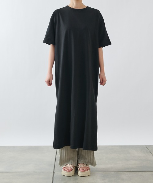 COLONY 2139（コロニートゥーワンスリーナイン）の「【ULTRA HYBRID】USAコットンTシャツワンピース（ワンピース・レディース・ブラック/オフホワイト/ミント・LARGE/MEDIUM/SMALL）」の11枚目の写真