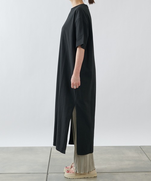 COLONY 2139（コロニートゥーワンスリーナイン）の「【ULTRA HYBRID】USAコットンTシャツワンピース（ワンピース・レディース・ブラック/オフホワイト/ミント・LARGE/MEDIUM/SMALL）」の12枚目の写真