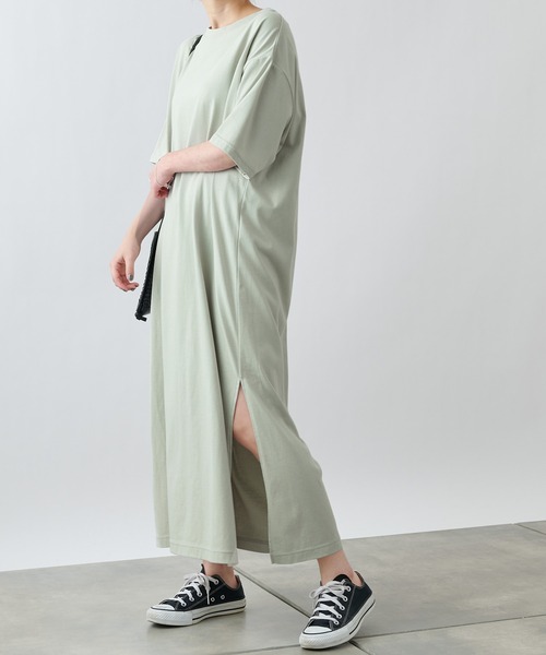 COLONY 2139（コロニートゥーワンスリーナイン）の「【ULTRA HYBRID】USAコットンTシャツワンピース（ワンピース・レディース・ブラック/オフホワイト/ミント・LARGE/MEDIUM/SMALL）」の17枚目の写真