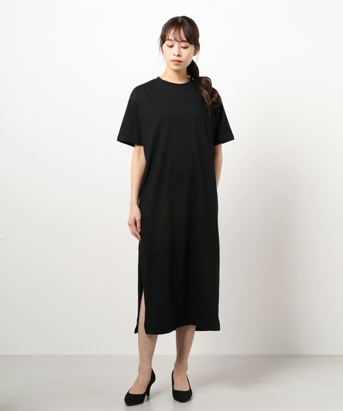 COLONY 2139（コロニートゥーワンスリーナイン）の「【ULTRA HYBRID】USAコットンTシャツワンピース（ワンピース・レディース・ブラック/オフホワイト/ミント・LARGE/MEDIUM/SMALL）」の20枚目の写真