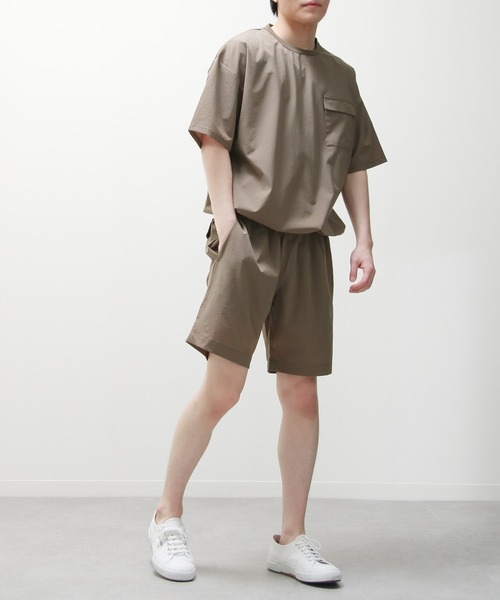 ZIP FIVE（ジップファイブ）の「【撥水加工】【スーパーストレッチ】超軽量スーパーストレッチ エアリー キーリング付きショートパンツ　アウトドア/キャンプ/フェス（その他パンツ・メンズ・ブラック/ベージュ/カーキ・MEDIUM/LARGE/X-LARGE）」の21枚目の写真