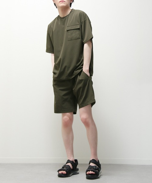 ZIP FIVE（ジップファイブ）の「【撥水加工】【スーパーストレッチ】超軽量スーパーストレッチ エアリー キーリング付きショートパンツ　アウトドア/キャンプ/フェス（その他パンツ・メンズ・ブラック/ベージュ/カーキ・MEDIUM/LARGE/X-LARGE）」の19枚目の写真