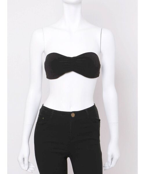 GYDA（ジェイダ）の「3ラインブラTOP（チューブトップ・レディース・ブラック/オフホワイト・FREE）」の19枚目の写真