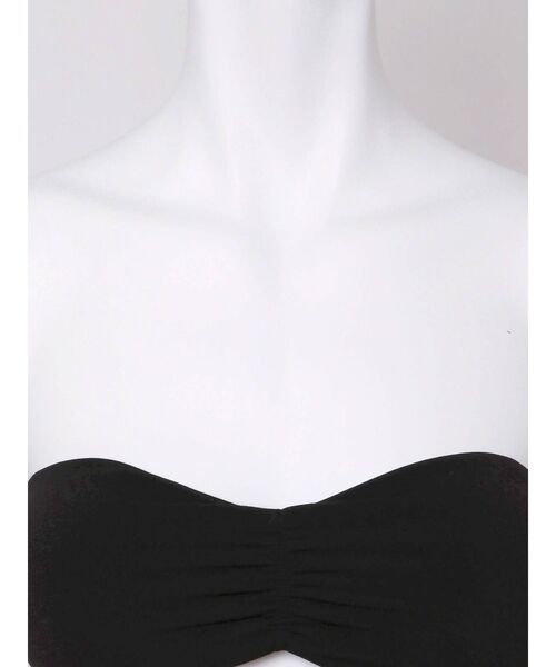 GYDA（ジェイダ）の「3ラインブラTOP（チューブトップ・レディース・ブラック/オフホワイト・FREE）」の7枚目の写真