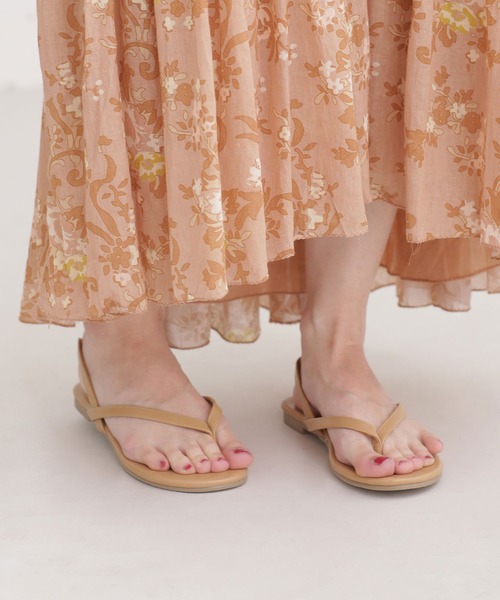 NANO universe（ナノユニバース）の「トングサンダル（サンダル・レディース・ブラック/ベージュ/シルバー/その他1・S/M/L）」の3枚目の写真