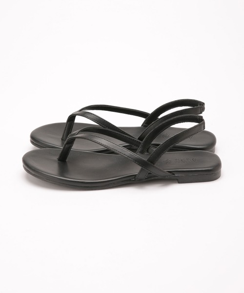 NANO universe（ナノユニバース）の「トングサンダル（サンダル・レディース・ブラック/ベージュ/シルバー/その他1・S/M/L）」の10枚目の写真