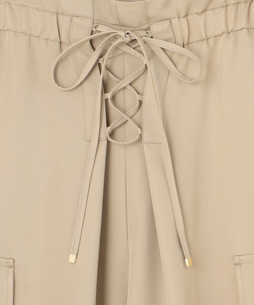 GRACE CONTINENTAL（グレースコンチネンタル）の「レースアップカーゴパンツ（カーゴパンツ・レディース・ベージュ/カーキ・36/38）」の13枚目の写真